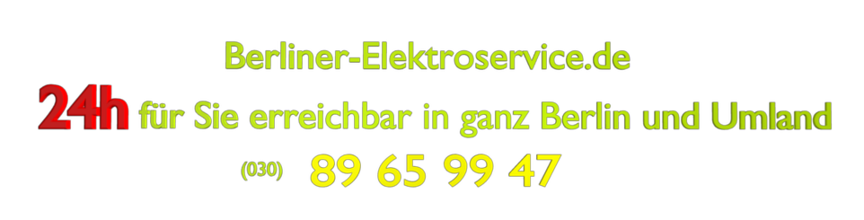 Notstromversorgung Berlin - Elektro Fachbetrieb mit 24h Service